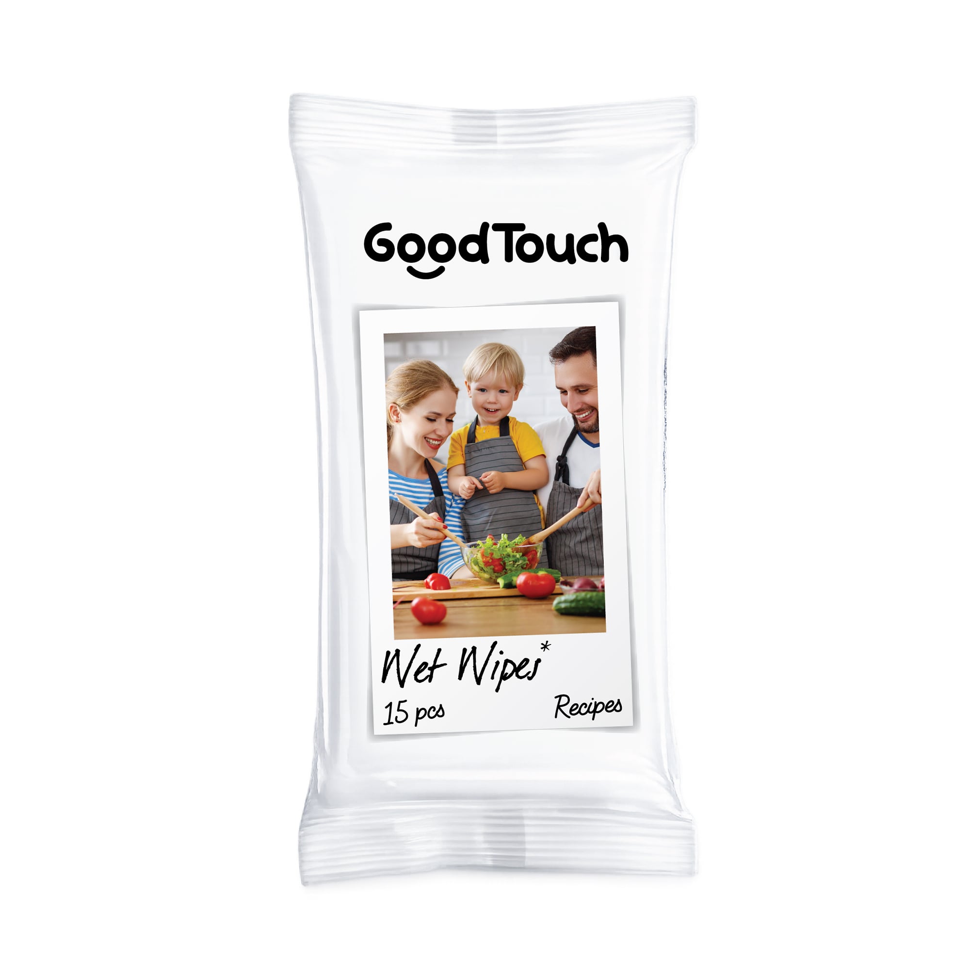 Вологі серветки Good Touch Recipes, 15 шт